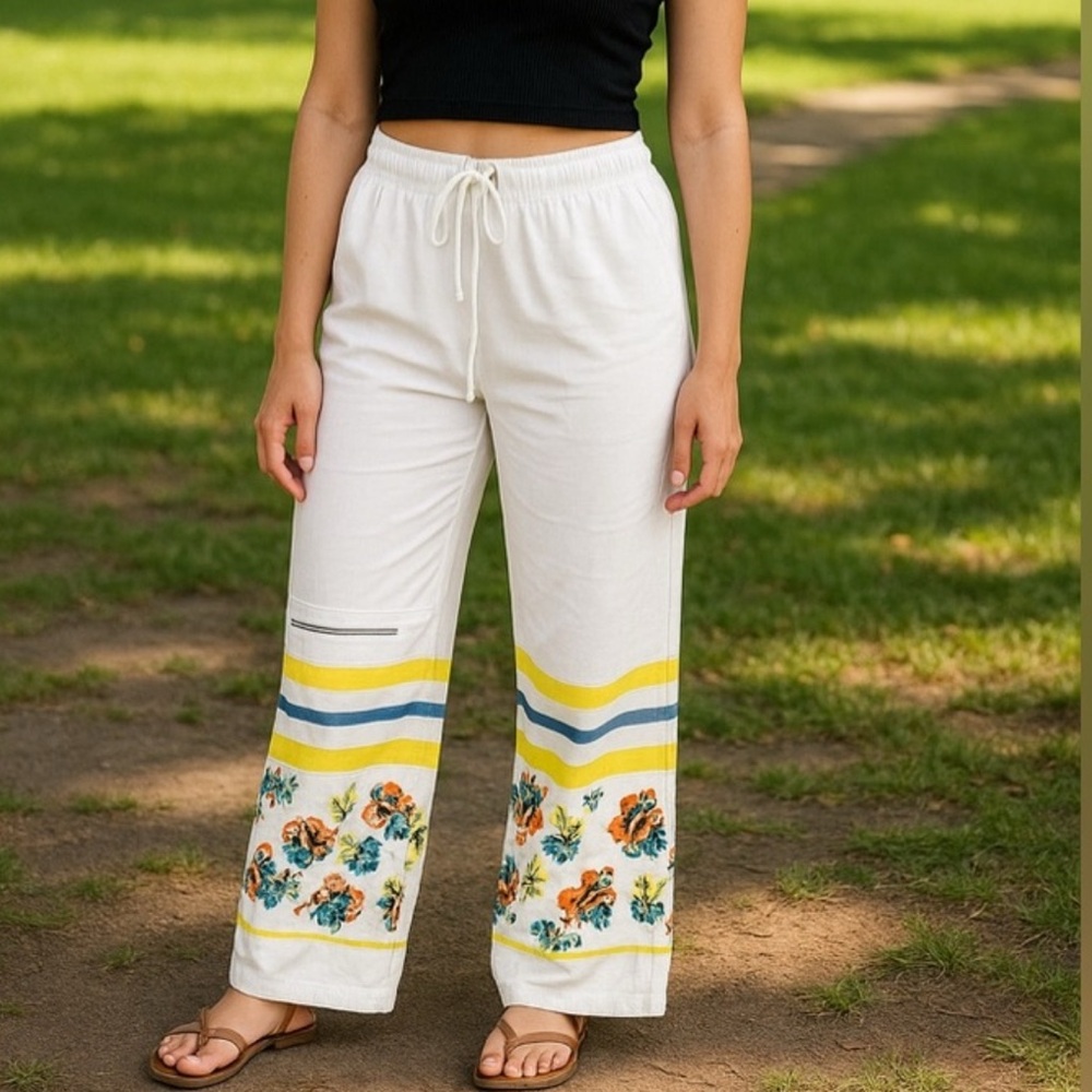 Free People‎ Movement Sway Floral Printed Pants Boho